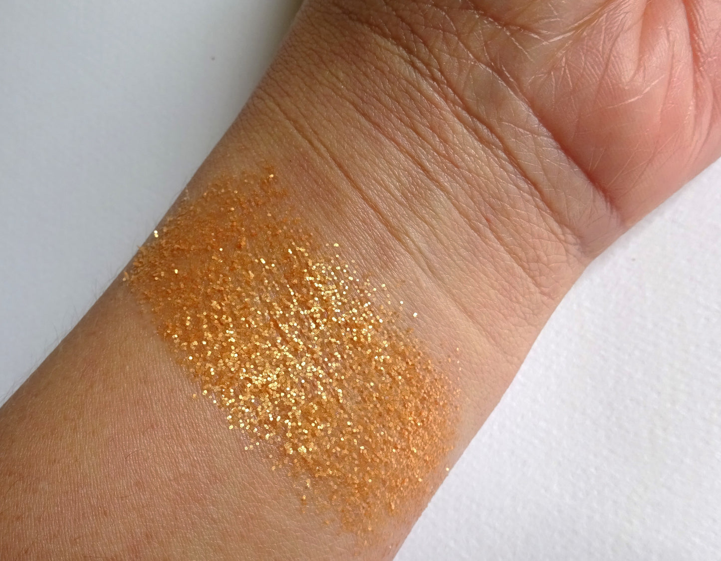 Eco Glitter Dark Gold S-Bioabbaubarer Kosmetik Glitzer - Gesicht & Haar Make-up Schminkfarbe