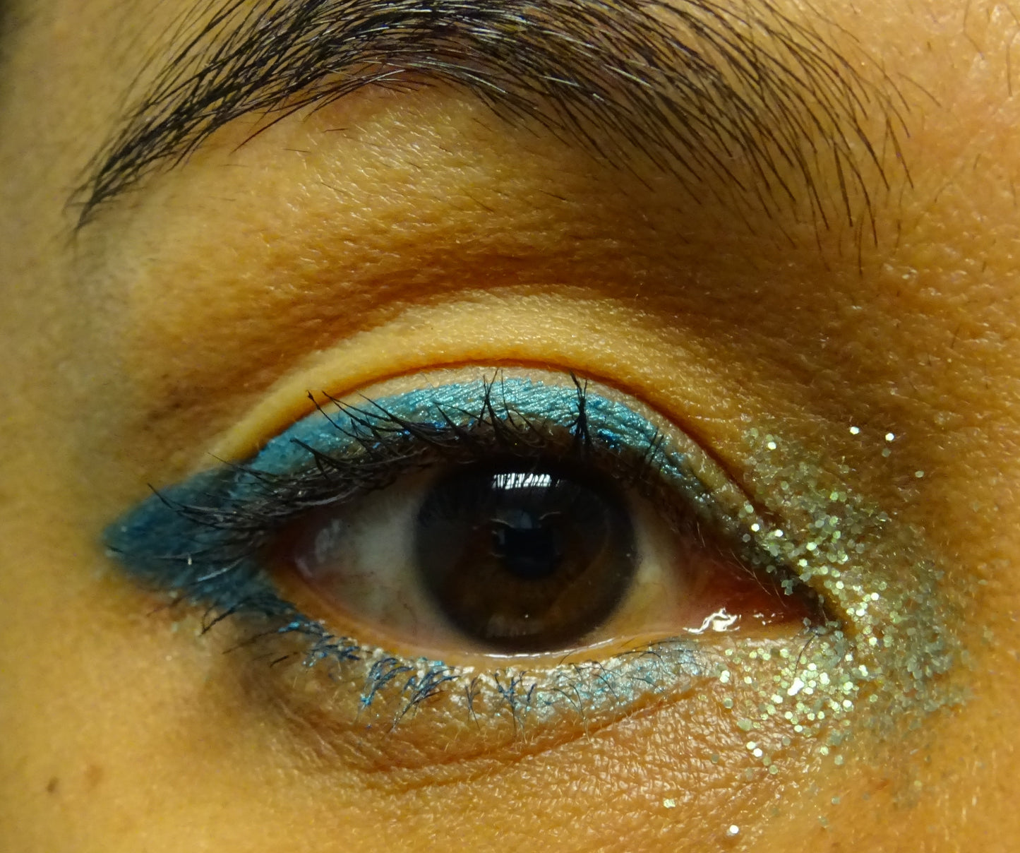 Try on Eco Glitzer Grün S