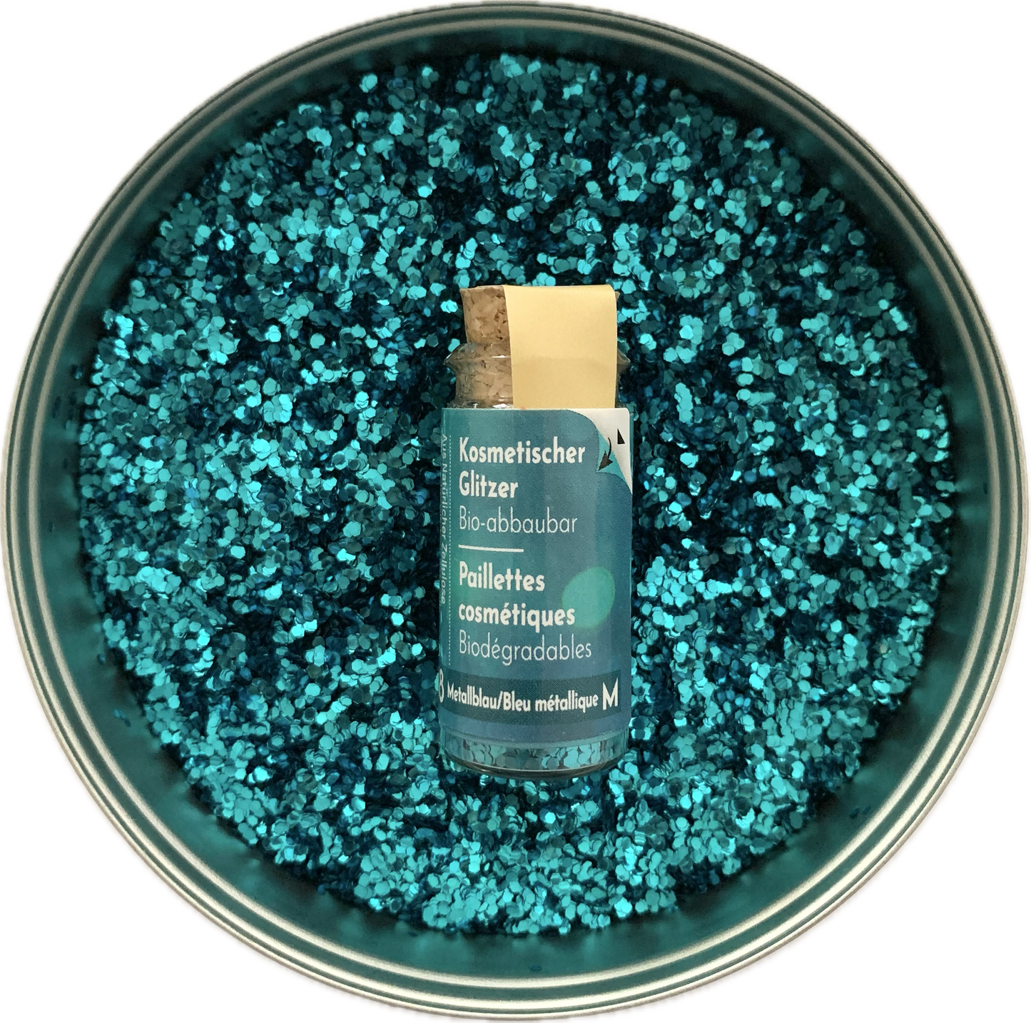 Paillettes Eco - Bleu Métallisé M