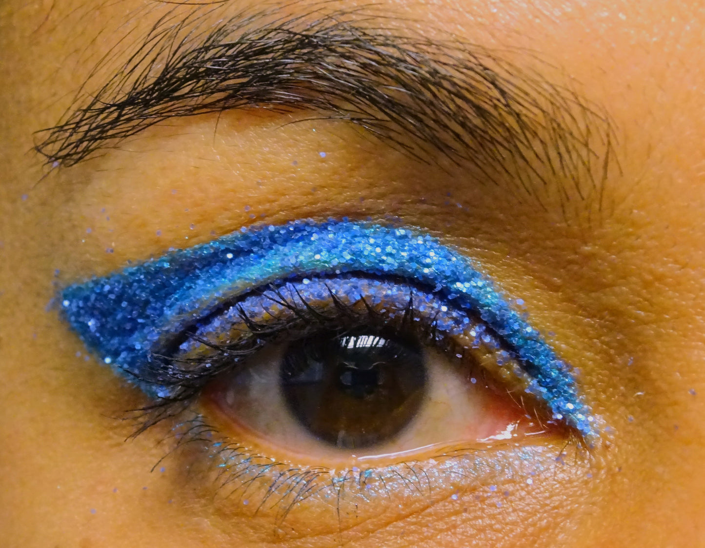 Try-on Paillettes Eco - Bleu Océan S