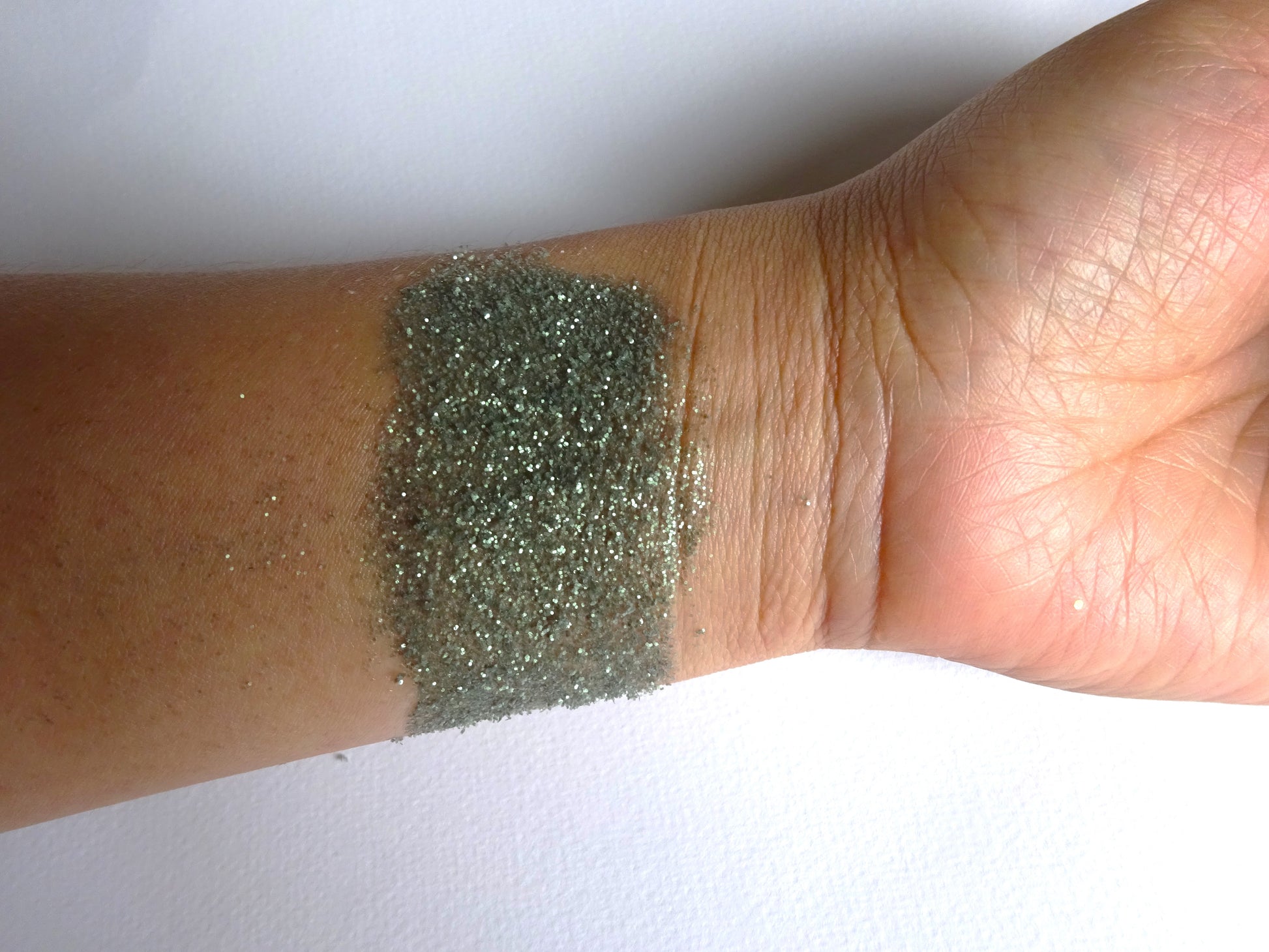 Eco Glitter Green S-Bioabbaubarer Kosmetik Glitzer - Gesicht &amp; Haar Make-up Schminkfarbe