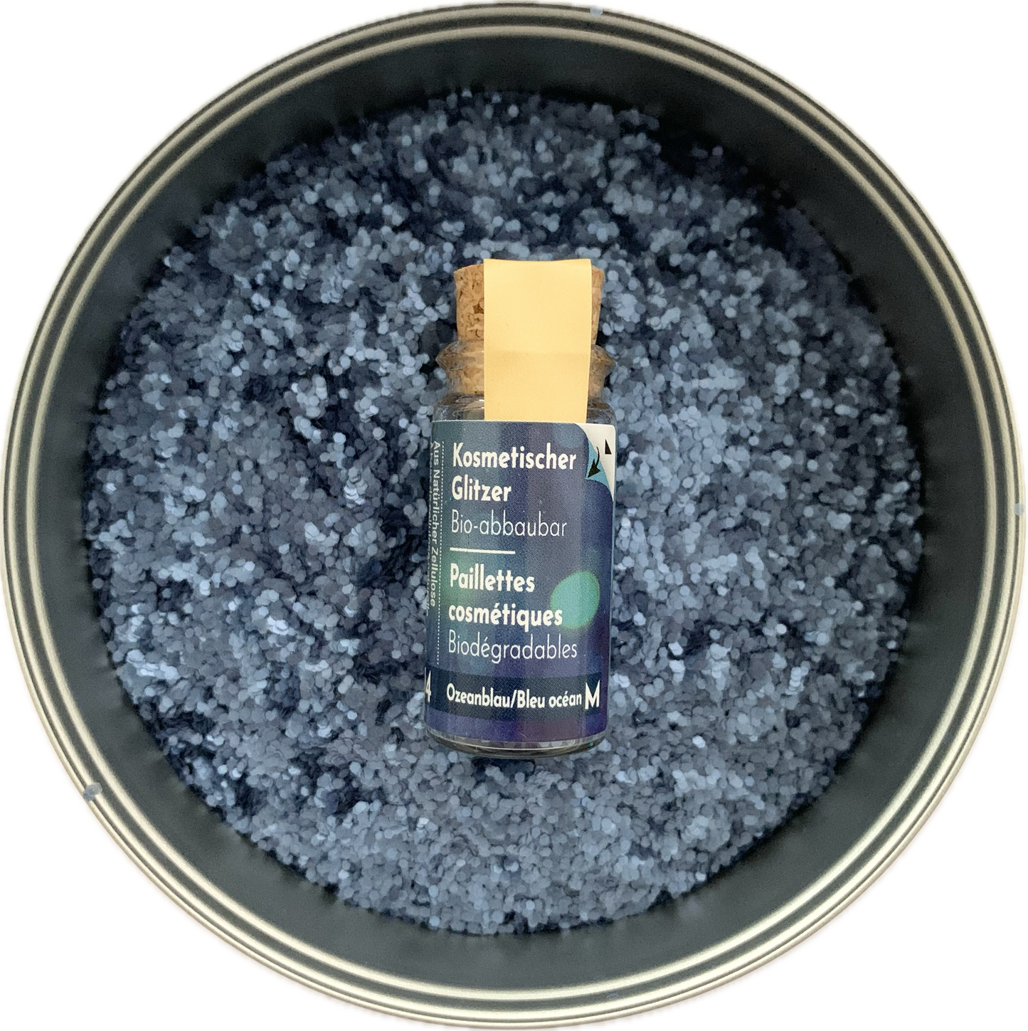 Eco Glitter Ocean Blue M