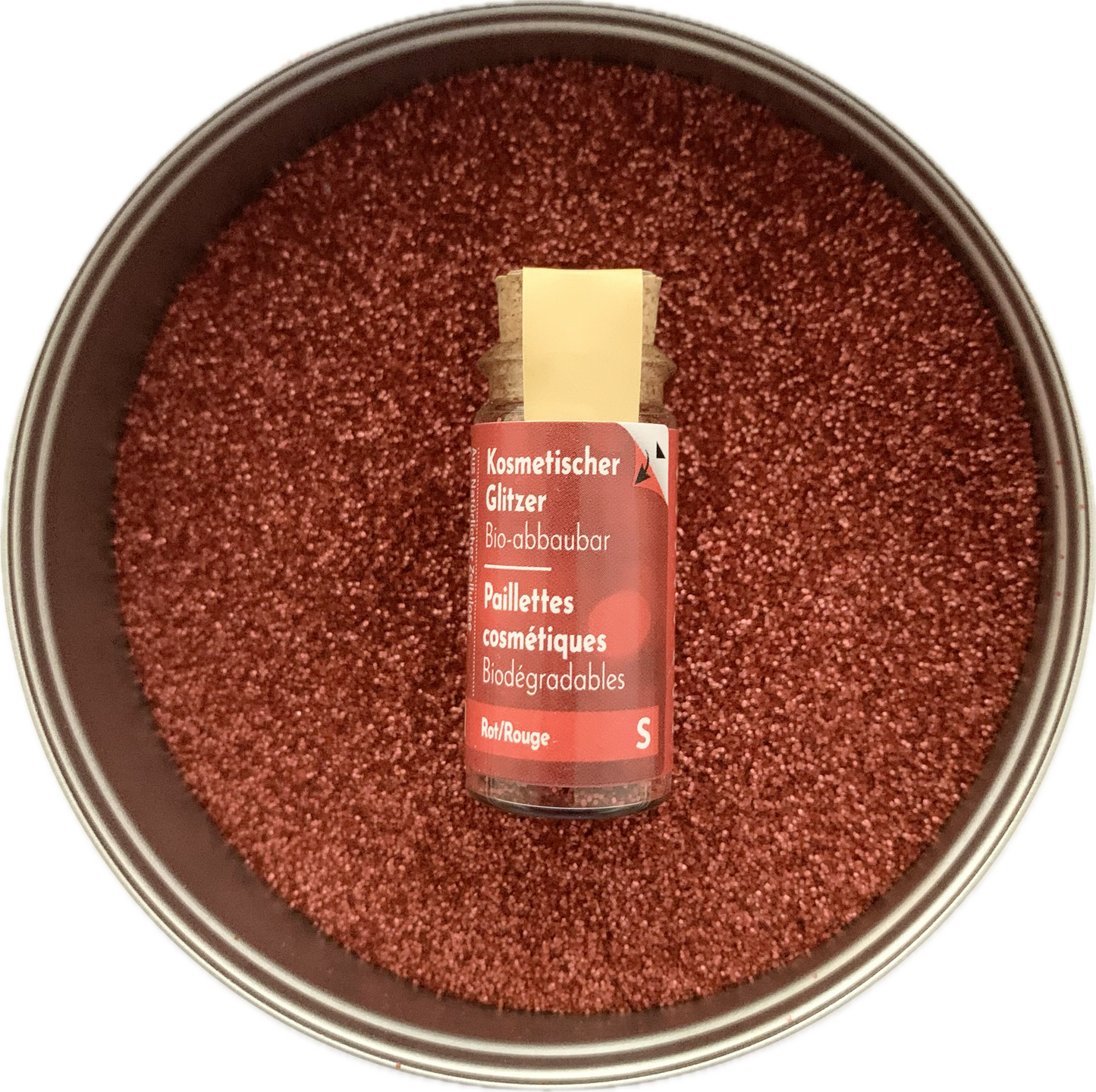 Eco Glitter Red S