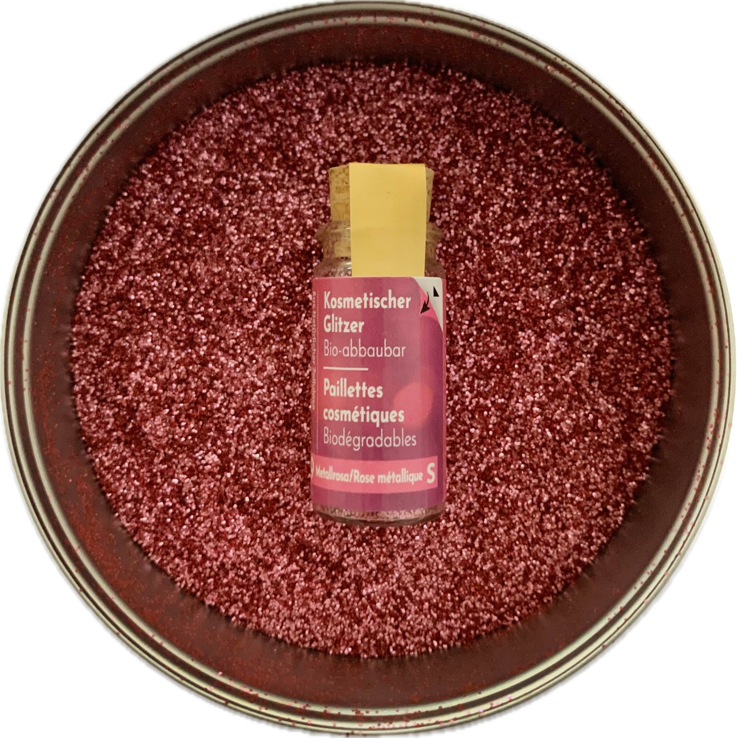 Eco Glitter Metallic Rosa S