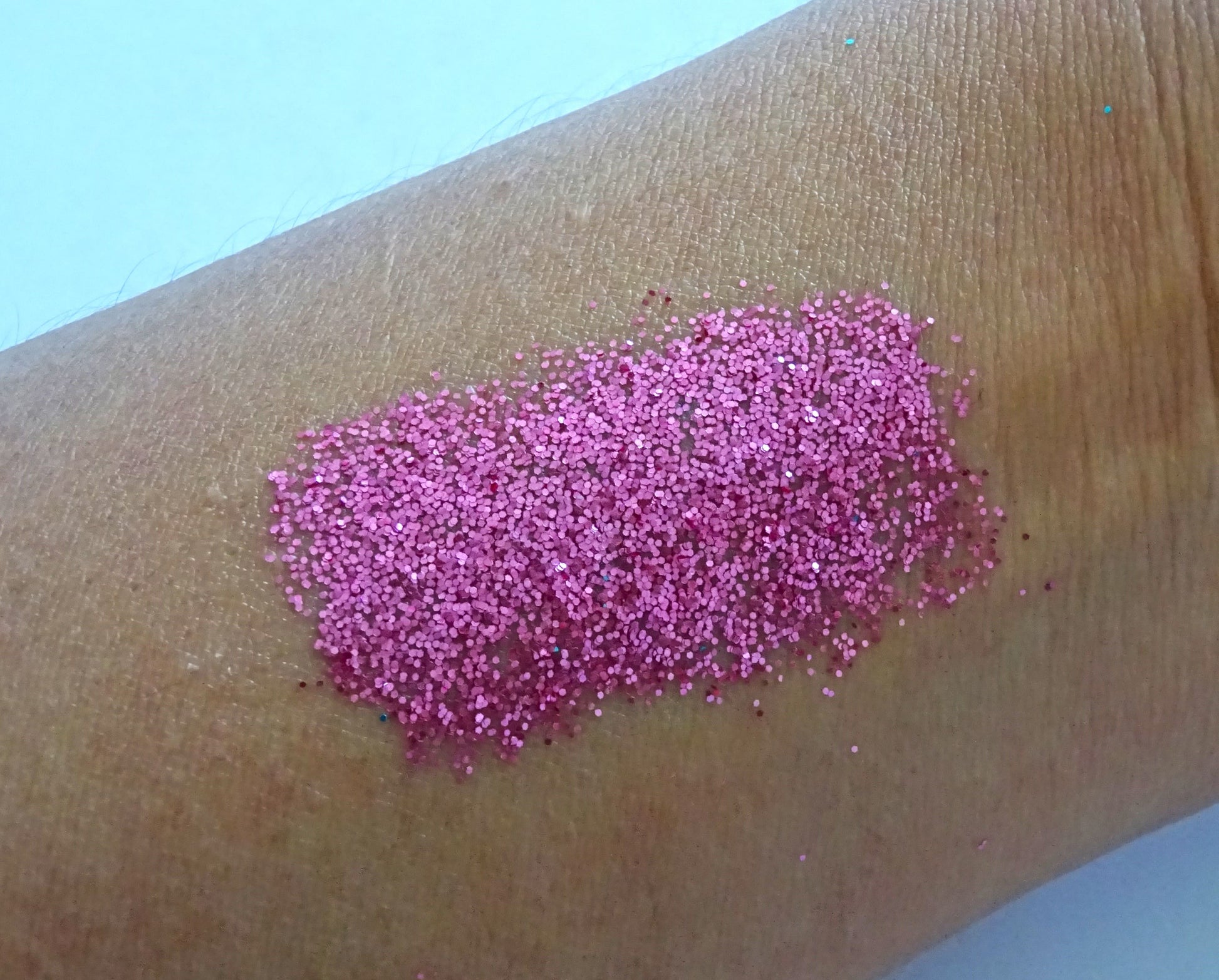 Eco Glitter Metallic Rosa S-Bioabbaubarer Kosmetik Glitzer - Gesicht &amp; Haar Make-up Schminkfarbe