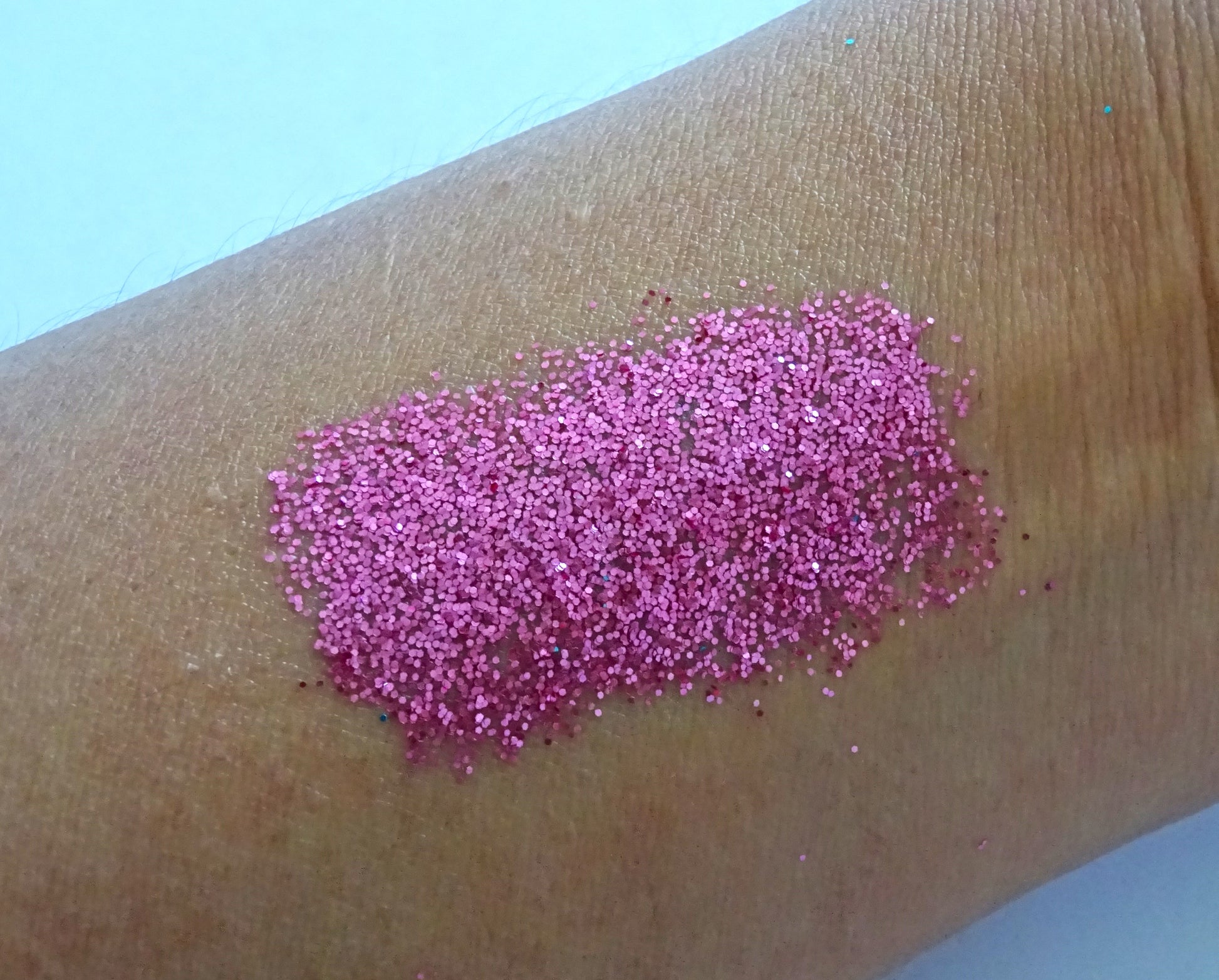 Try On Eco Glitter metallic Rosa S-Bioabbaubarer Kosmetik Glitzer - Gesicht &amp; Haar Make-up Schminkfarbe